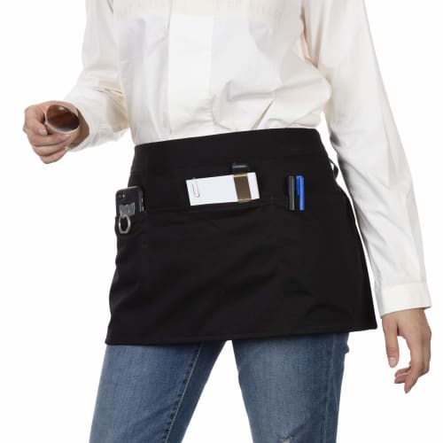 NEOVIVA Michelin Short Apron, Waist-Wrapped, Perfect for Cafes and Salons, Unisex, Below-the-Waist Apron