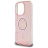 Guess Guhmp16Lpftdtep Iphone 16 Pro 6.3 Różowy/Pink Hardcase Iml Cyrkonie Magsafe
