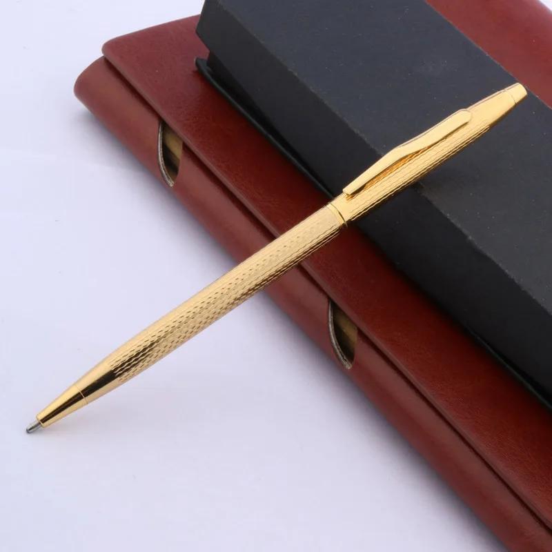 Luxe hoge kwaliteit Twist Wave patroon tekeninkt METAL Balpen Kantoorbenodigdheden schoolbenodigdheden nieuw