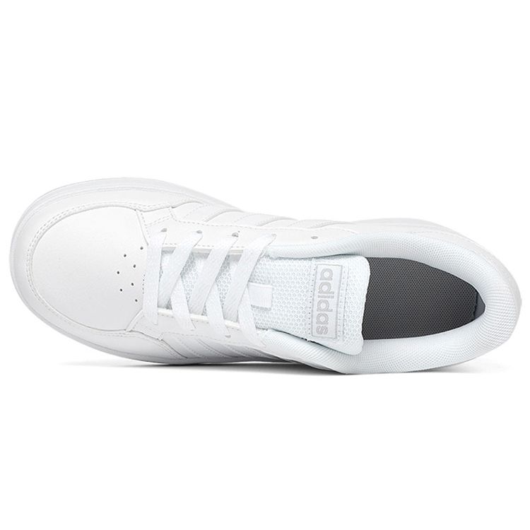 Adidas Breaknet Comfortable Versatile Non-Slip Durable Low-Top Kids Skate Shoes Kids Sneakers White FY9504
