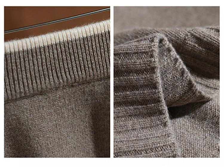 100% Pure Wool Knit Mini Skirt – Women's Elastic Waist, Versatile Hip-Hugging Design for Autumn/Winter.