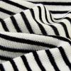 Women's Striped Color-block Knit Short Sleeve Top