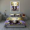 Dogs Butterflies Flowers Bedding Duvet Cover Sets Duvet Covers Pillowcases Gifts (1 * Duvet Cover 2 * Pillowcases, Without Duvet Insert)