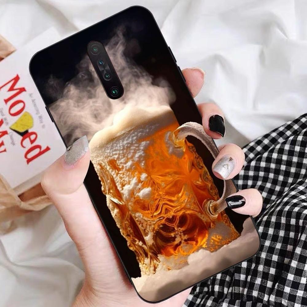 

Beer Alcohol Phone Case For Redmi 5 6 7 8 9 10 Plus Pro 6 7 8 9 A GO K20 K30 K40 Pro Plus F3 Fundas Redmi S2