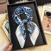 Spring And Autumn Silk Scarf Women'S Ribbon Headgear Hair Accessories Flowers Cashew Nut Flowers Versatile Temperament Advanced
