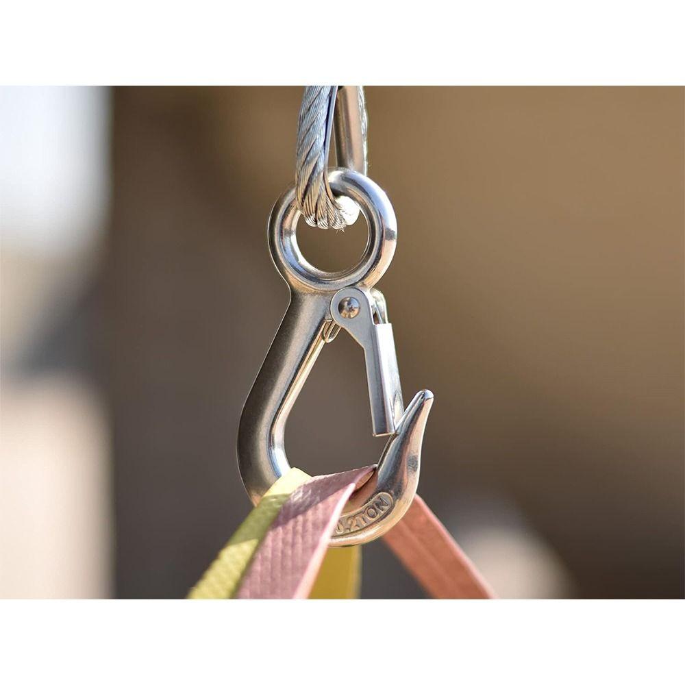 0.2t Slip Hooks 440 Lbs.Work Load Lifting Hook Winch Hook Grab Hooks  Engineering