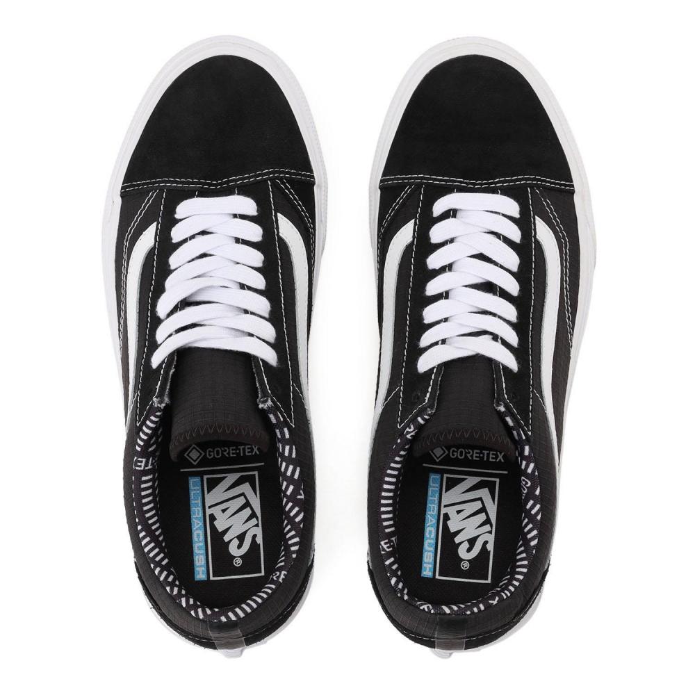Vans Old School Gore Tex Black True Whit Vn0009qgbpb Black True Whit
