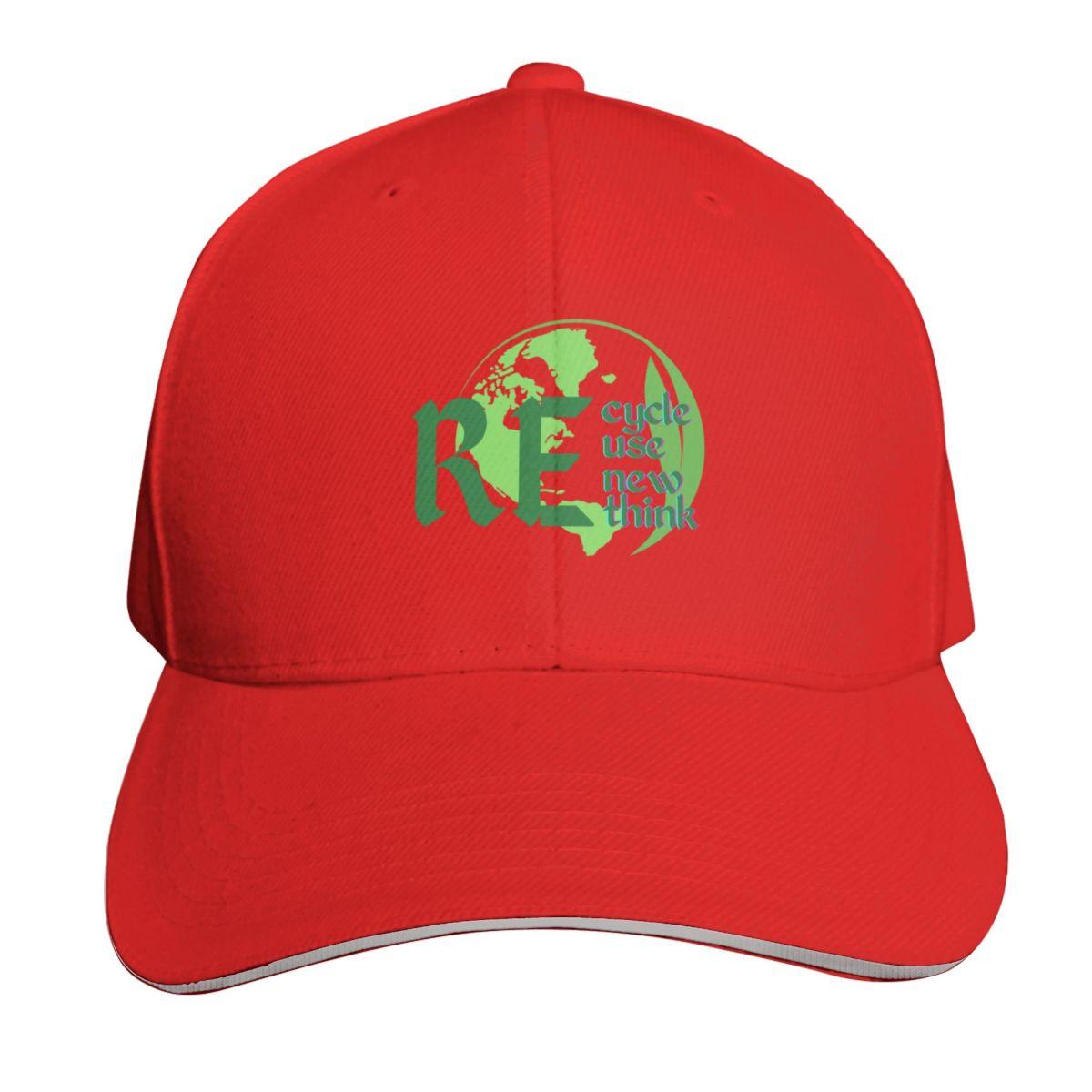 Recycle Reuse Renew Rethink Baseball Cap Luxury Hat Sun Hat For Children Hat Baseball Cap sun caps Womens Unisexs