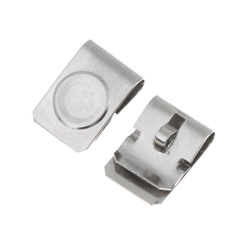 Positive Battery Contact Pressure Buttons 20 Pcs Corrosion Resistant Fit A AA CR2 Batteries for Household Electronics Repair