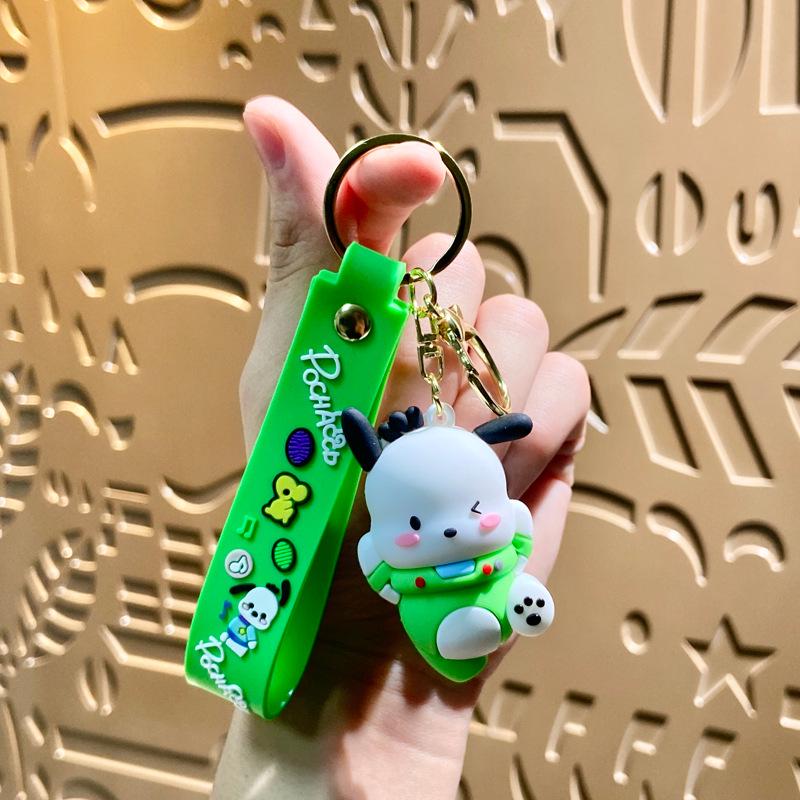 Sanrio Pochacco Cartoon Keychain Bag Pendant Ornament