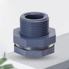 Adattatore per raccordo paratia serbatoio acqua filettato in PVC da 3/4 pollici con guarnizione di tenuta da 2 pezzi
