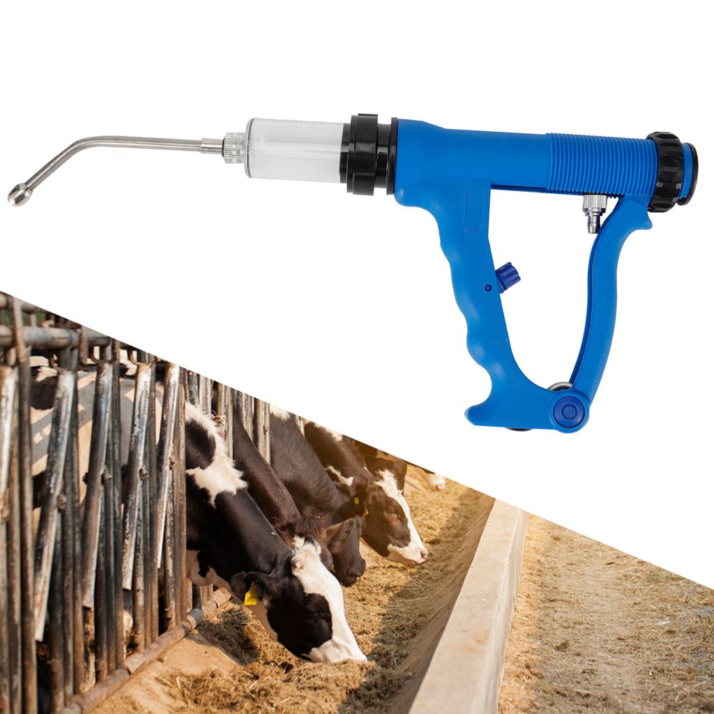 Seringă reglabilă continuă de 20 ml pentru hrănire orală pe instrument de injectare pentru vite, ovine, capre