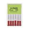 High Quality Dental H- Files Stainless Steel Hand Use Root Canal H File Endodontic Treatment File for Dentistry Instrument