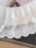 2026 Spring Ruffle High Waist A-Line Layered Crochet Embroidered Skirt for Women