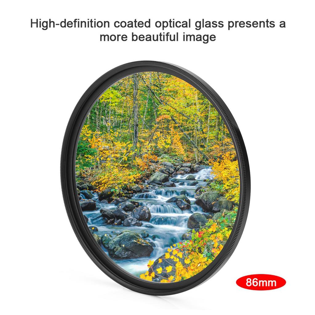 MCUV Camera High Definition Aluminum Slim Multi Layer Coating UV Filter (86mm)