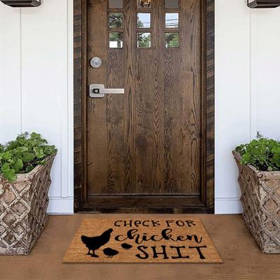 Chicken Doormat, Funny Farm Door Mat Rug, Door Rug For Entrance Front Door Outdoor Entr23.7X 15.9 Inch