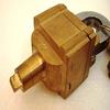 Key Master Padlock Brass Finish