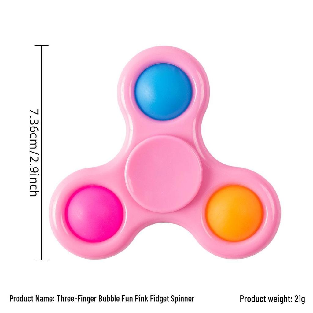 Fidget Spinner Bubble Pop Stress Relief Toy