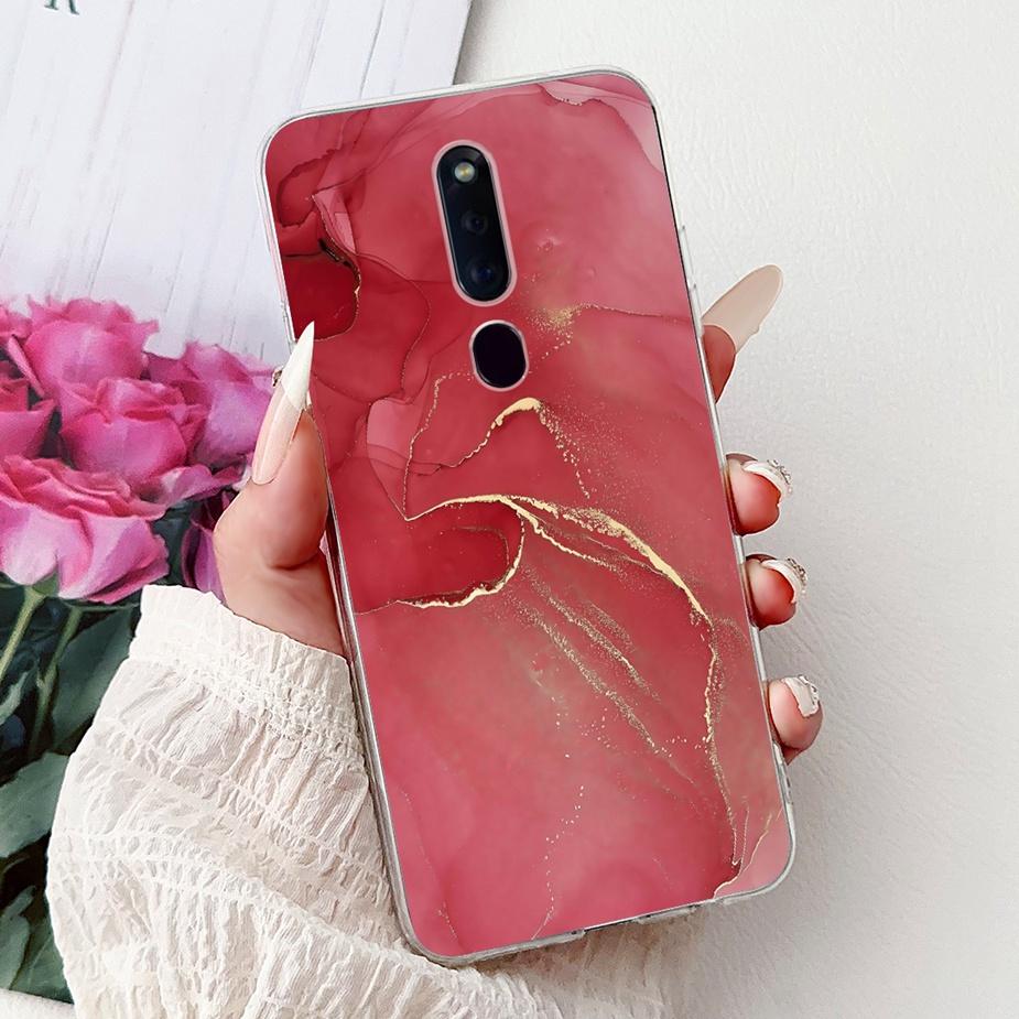 For Oppo F11 Case CPH1913 CPH1911 Colorful Flowers Painted Cover Soft Silicone Phone Case For Oppo F11 Pro F 11 OppoF11 Pro Bags