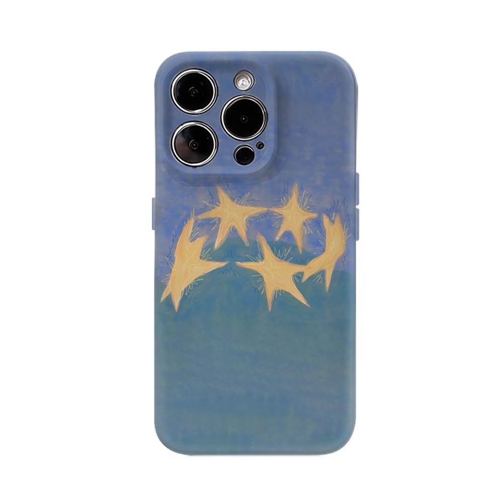

Ring of Star Phone Case for IPhone 16 15 14 13 12 11 X XS XR XSMAX 7 8 Pro Max Plus Double-layer Back Cover IPHONEXSMAX