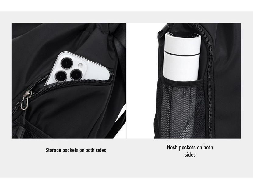 Large Capacity Outdoor Sports Backpack: Basketball, Fitness, and Mountaineering Drawstring Bag