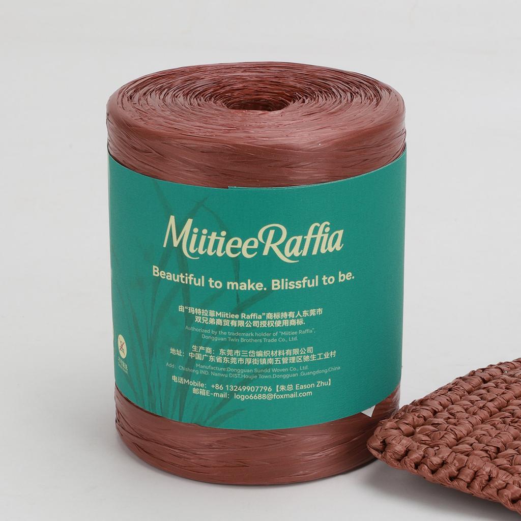 MT001-MT087 Natural Raffia Yarn For Wrapping Knit Wire Natural Color Matte Texture Raffia Paper Ribbons For Hat DIY Decoration