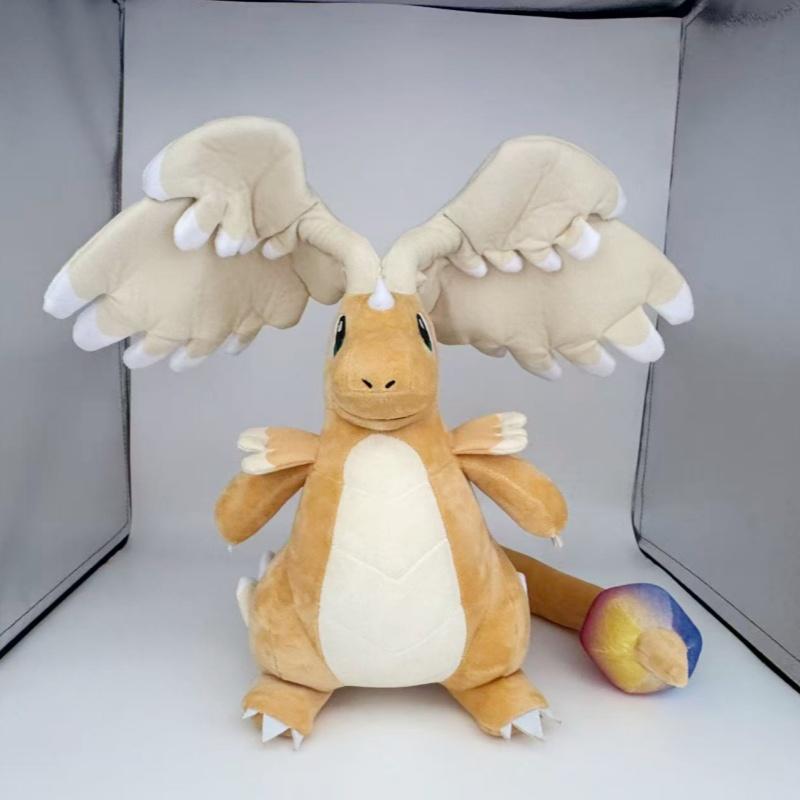 35cm  Diamond and Pearl Dialga Plush Mega Dragonite Doll Palkia Giratina Toy Pillow Big Size Gift Kids