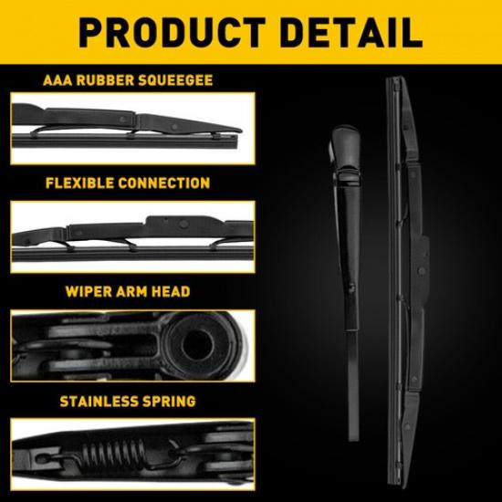 Rear Wiper Arm & Blade For Honda CRV CR-V 2012-2016 OEM Quality 76720-T0A-003