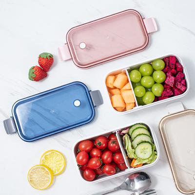 Kilitli Hareketli Bölmeli Bento Kutusu Silikon Piknik Meyve