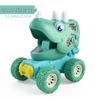 Cross-Border Cute Dinosaur Pull-Back Toy Car for Kids - Press-and-Go Inertia Vehicle