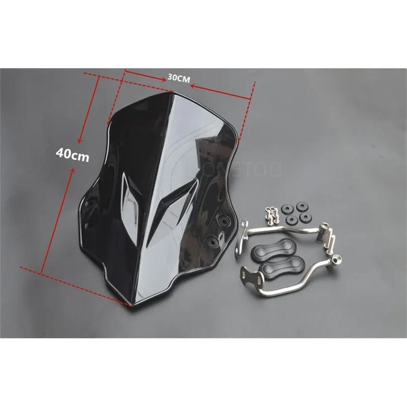 Motorcycle CF 450 NK 250 NK Windscreen Windshield Wind Screen with mounting bracket Front Glass for CFMOTO 450NK NK450