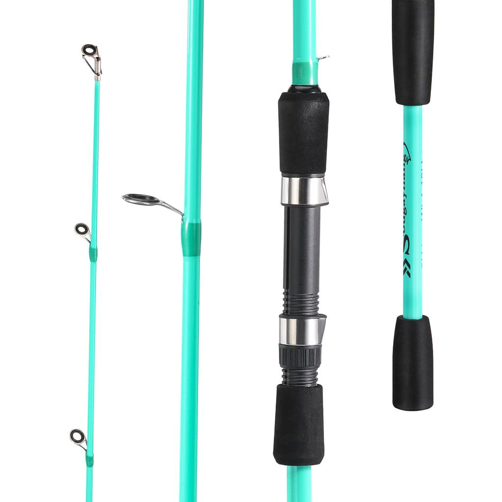 Fiskestang 1,8/2,1m Karbonfiberstang Ultralett Spinn-/kastekraft M Stang Reisefiskestang Fiskeutstyr