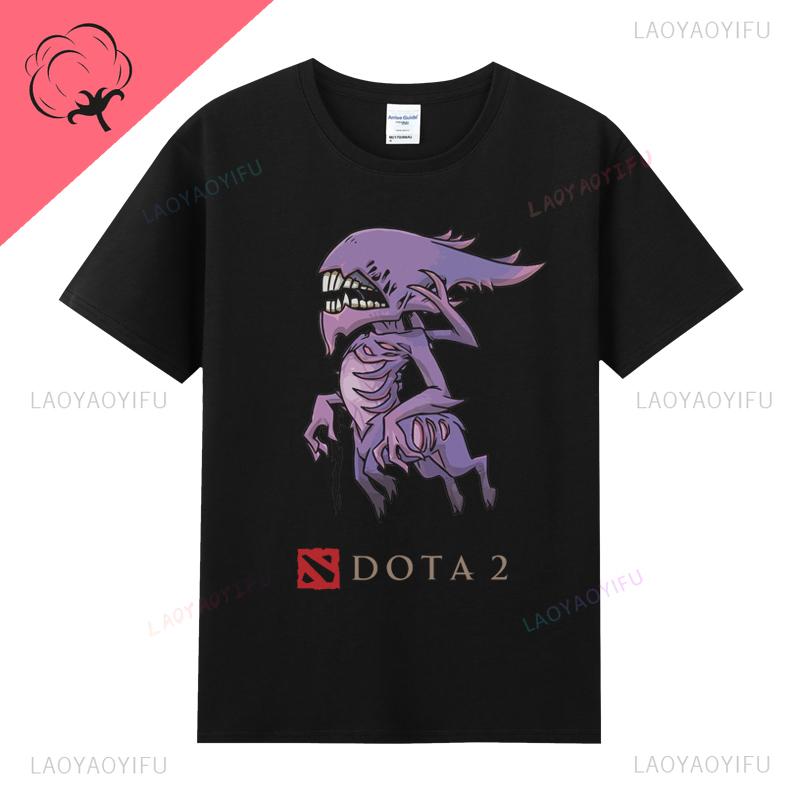 DOTA 2 Camiseta Famous Game TShirt Ropa Hombre 100 Cotton Crewneck Casual Classic Gamer Lover Gifts Tops Graphic T Shirts