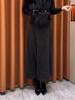 Premium Rhinestone High-Waisted A-Line Fishtail Skirt - Women's Autumn Winter Fashion