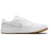 Air Jordan 1 Low Golf Weiß Gummi Herren Sneaker Pure-Platinum Gummi-Mittelbraun DD9315-111