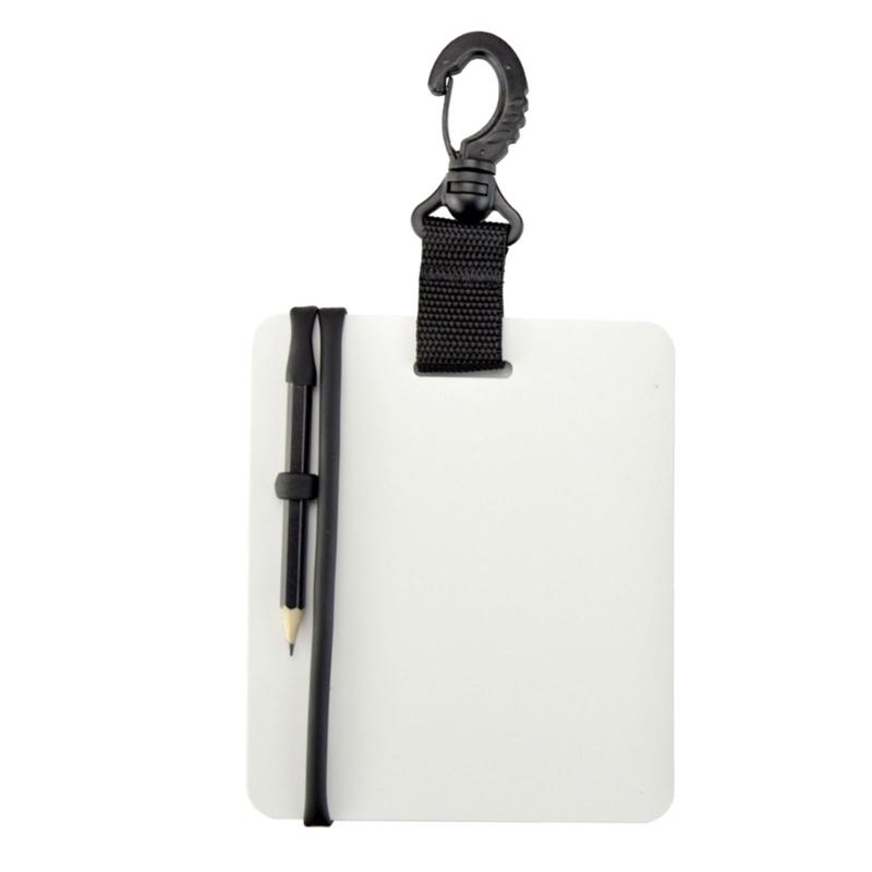 Scubas Diving Writing Plate with Pencil Underwater Writing Board Snorkeling Record Board Underwater Writing Board