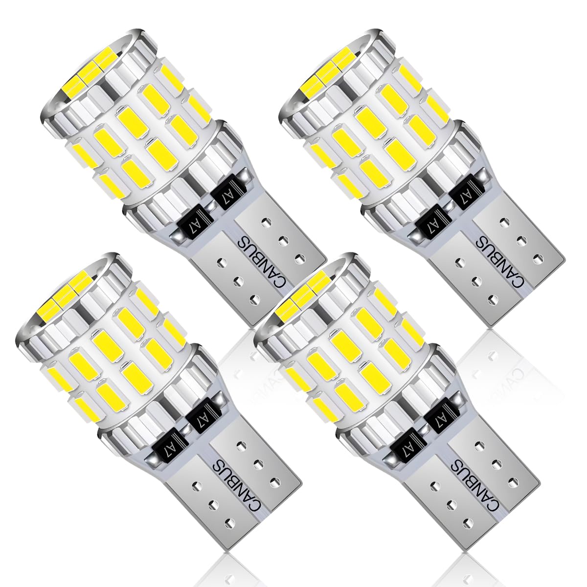 

BAOLICY T10 LED Белый Взрывной Свет со Встроенным Канселлером, Габаритный Огонь, Подсветка Номерного Знака, 4 T10 LEDs