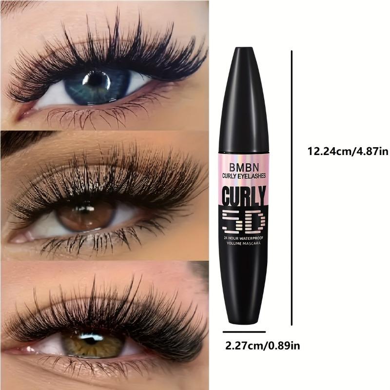 Curly 5D Volume Mascara Waterproof 24 Hour Long Lasting