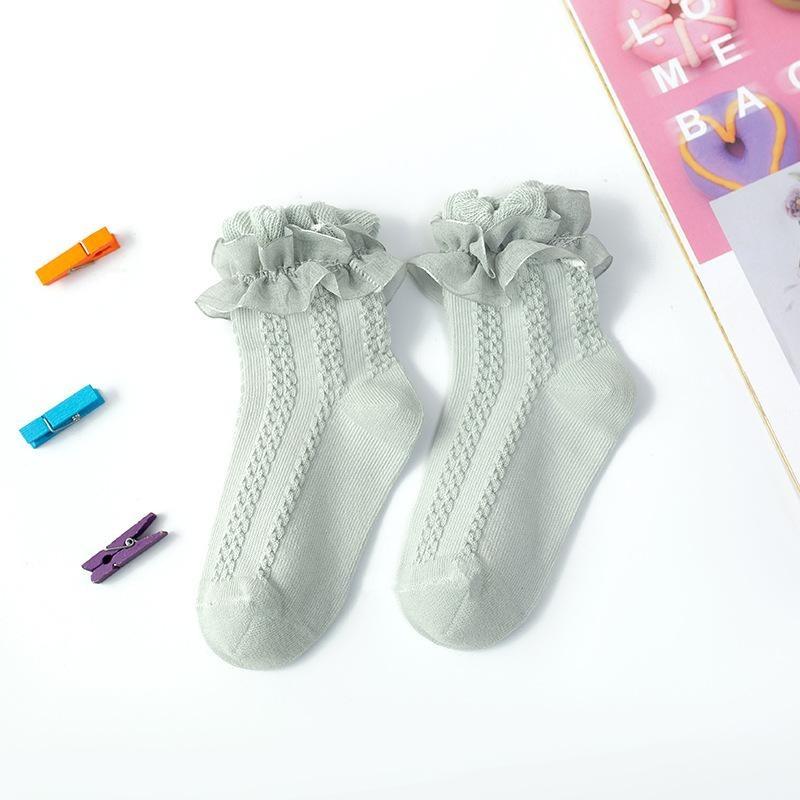 New Born Baby Girls Socks Spring Summer Autumn Non Slip Floor Crawling Sock Cute Big Bow Knee High Long Stockings for Toddlers
