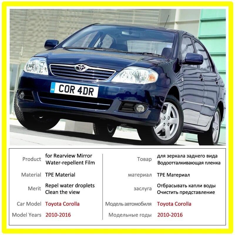 Full Cover Anti Fog Rainproof Film for Toyota Corolla E120 E130 2000~2006 Rearview Mirror Protective Film Accessories 2004 2005
