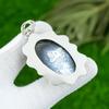 Natural Dendrite Opal Gemstone Pendant 925 Sterling Silver Jewelry For Women