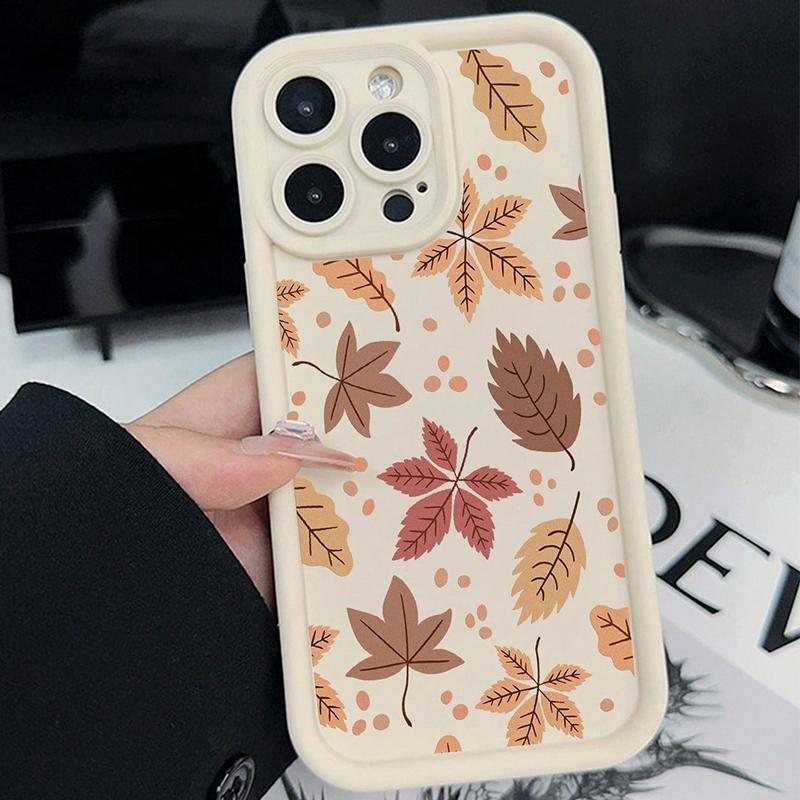 Autumn Leaves Artistic Silicone Phone Case For Xiaomi Redmi Note 14 13 12 Pro Plus 5G 12S 11 10 Redmi 13 12 14C 13C 12C 4G Cover