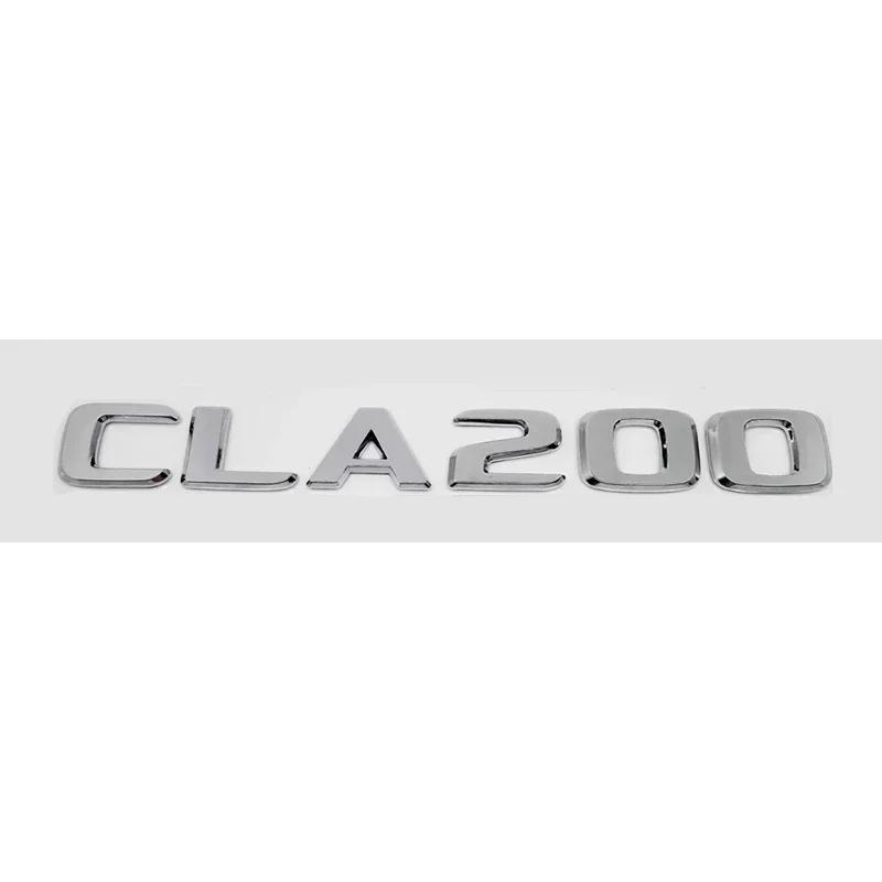 ABS Car Tail Letters Sticker Emblem for Mercedes Benz CLA35 CLA200 CLA220 CLA250 CLA260 Rear Trunk 3D Number Badge Decals RJ1