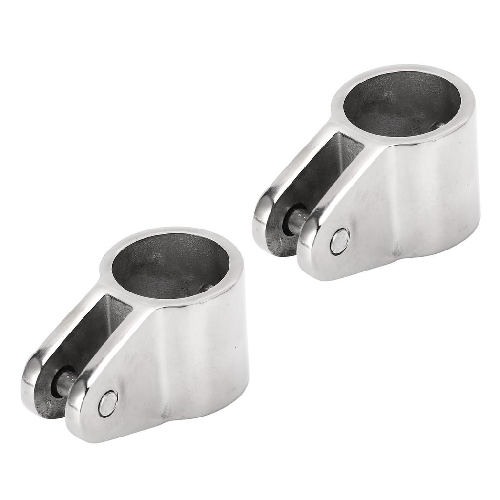 2PCS Bimini Top Jaw Slides 316 Stainless Steel Removable Hinged Jaw Slides for Boat Bimini Hardware