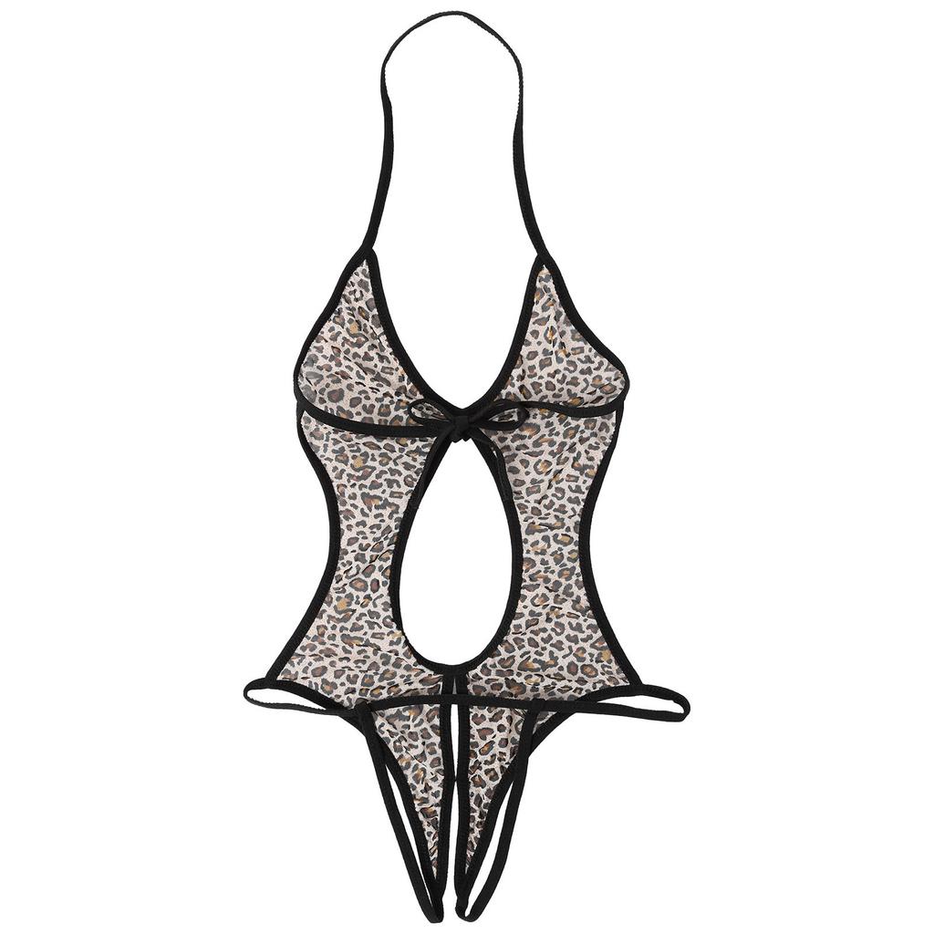 Costume da bagno intero da uomo e da donna in rete trasparente. Costume da bagno intero con scollo all'americana