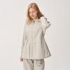 Huit Hooded Big Pocket Half Jumper Htwjp6i05t