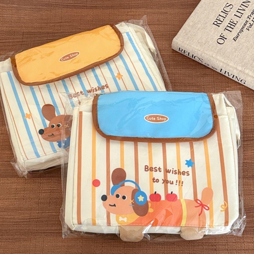 Cute House Lunch Box Bag Portable Food Thermal Handbag Practical Cartoon Lunch Bag  Home/Office