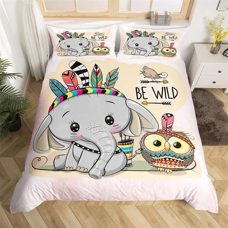 Cartoon Animal Duvet Cover Set Cute Pet Dog Twin Full Queen King Bedding Set Lovely Animal Print Comforter Cover With Pillowcase