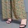 Sommer-Hosen mit weitem Bein für Damen Vintage Kleidung Übergröße Locker Lässig High Waist Hosen