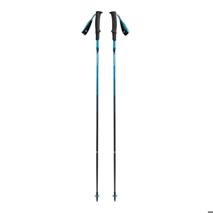 Bâton De Trekking - BLACK DIAMOND - Distance Carbon Z - 110 Cm - Bleu - X2
